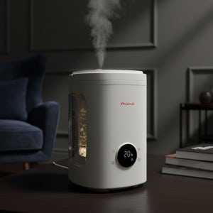 (26년형) 신일 가열식 가습기 물멍 대용량 무드등 저소음 신생아 아기 가정용 자동습도조절