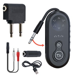 APT-X LL 기내용 블루투스 5.4v 오디오 송수신기 TX RX 비행기 항공잭 풀세트