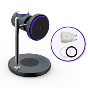 우리형 Qi2.2 맥세이프 25W 3in1 무선충전기 아이폰 16 17 애플 갤럭시 워치