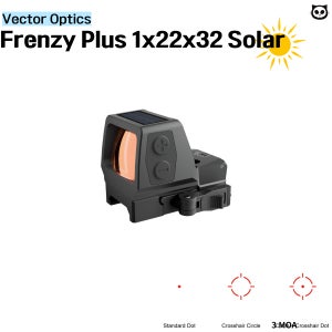 벡터 옵틱스 프렌지 플러스 솔라 레드도트 C-More® RTS/STS GIN 1x22x32 Solar Power Vector optics SCRD-SM44