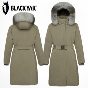 블랙야크 구스 롱패딩 이태리소재 여성 캐주얼 코트형 여우 점퍼 모나크 울 프리미엄 다운자켓