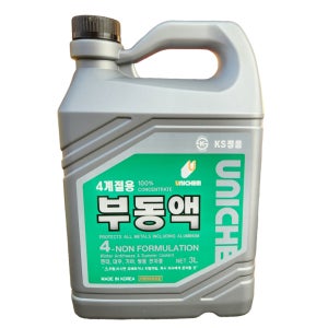 유니켐 부동액 3L 차량 청소장비 보일러 겸용 다용도 냉각수