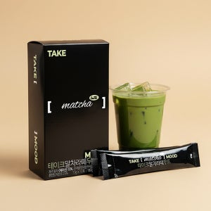 힐스랩 테이크 말차라떼 무드 15g x 12포 제주 말차 15% 가루 스틱