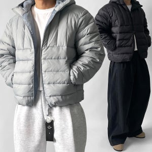 남자오리털패딩 남자후드경량패딩 오버핏푸퍼