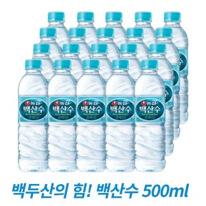 이지하우스 백산수 500ml 80병 백두산생수 가정용물배달 671883