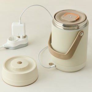 런치버스 대용량 전기 진공 보온도시락 직장인 학생 스텐 도시락통