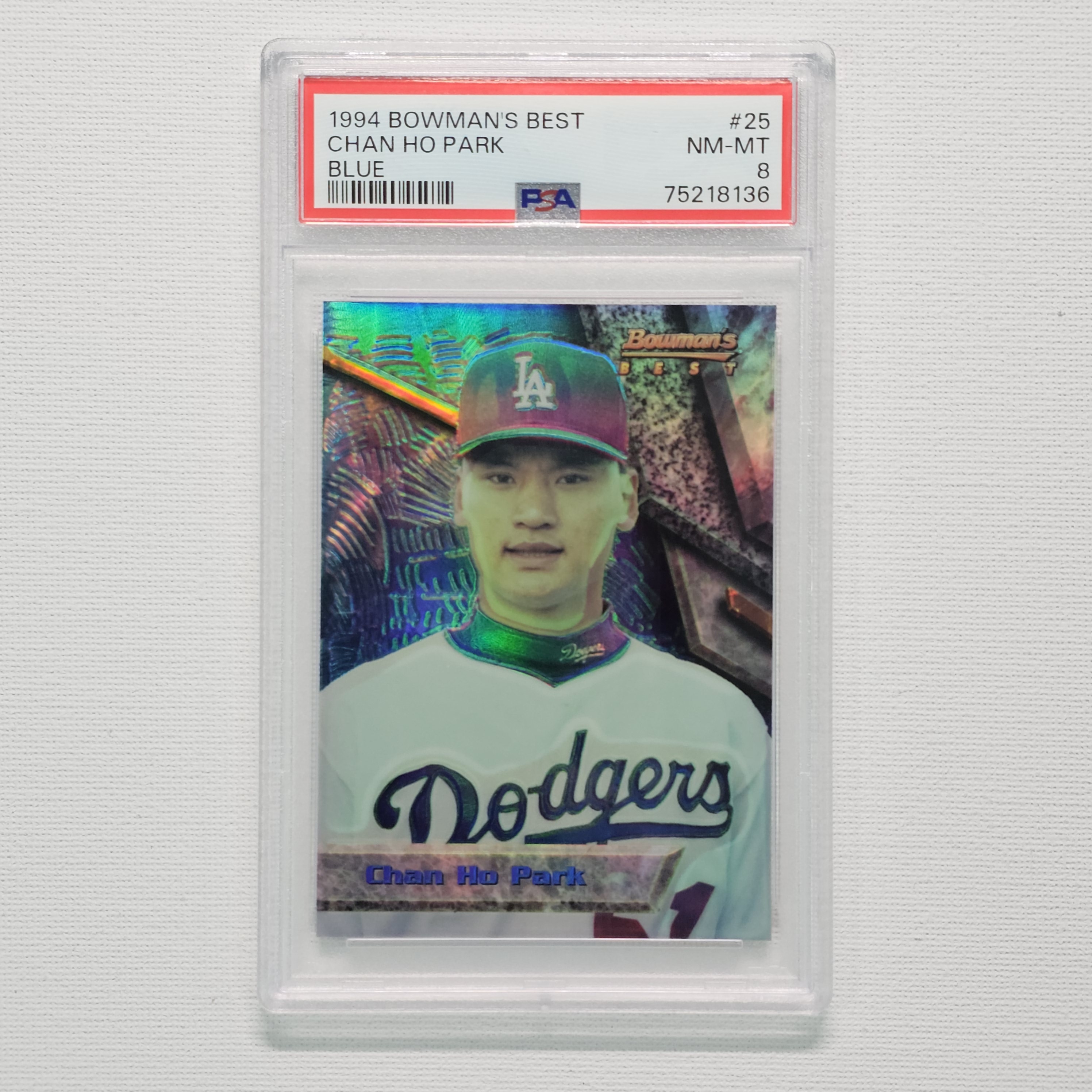 1994 Bowman’s Best Blue Refractor #25 Chan Ho Park RC PSA 8 박찬호 야구카드 / MLB-501