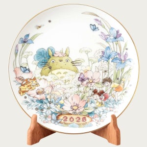 노리타케 지브리 토토로 2026년 기념 플레이트 접시