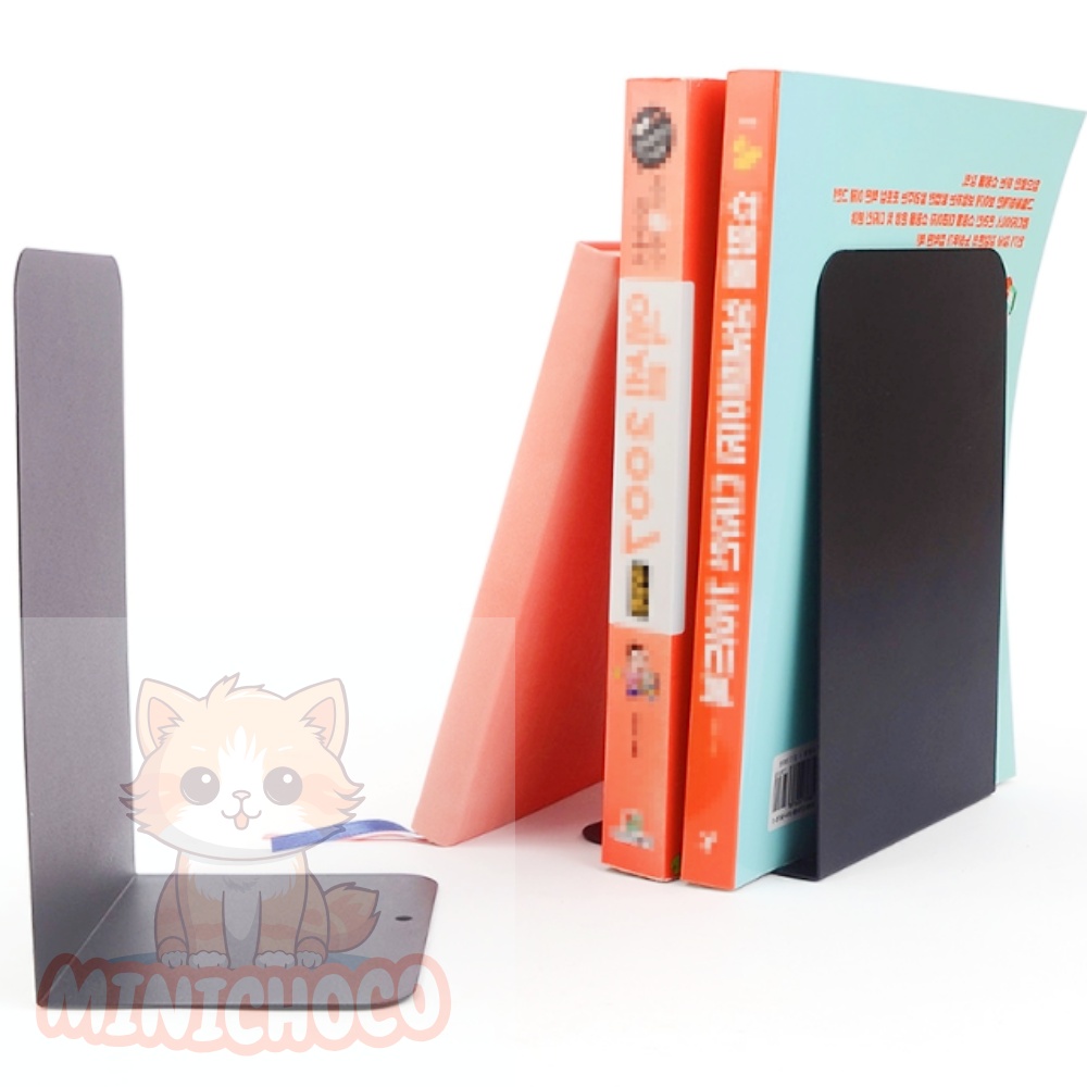 미니초코 철제 북엔드 북엔드소형 데스크책꽂이