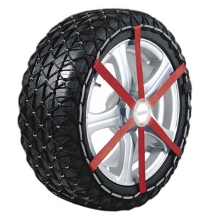 이지그립 고강도 스파이크 직물 스노우체인 네트형 자동차체인