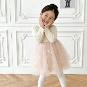 여아 골지 튜튜 샤 원피스 유아 아기 아동 하객룩 공주 가을 겨울 발레 파티 행사룩 드레스