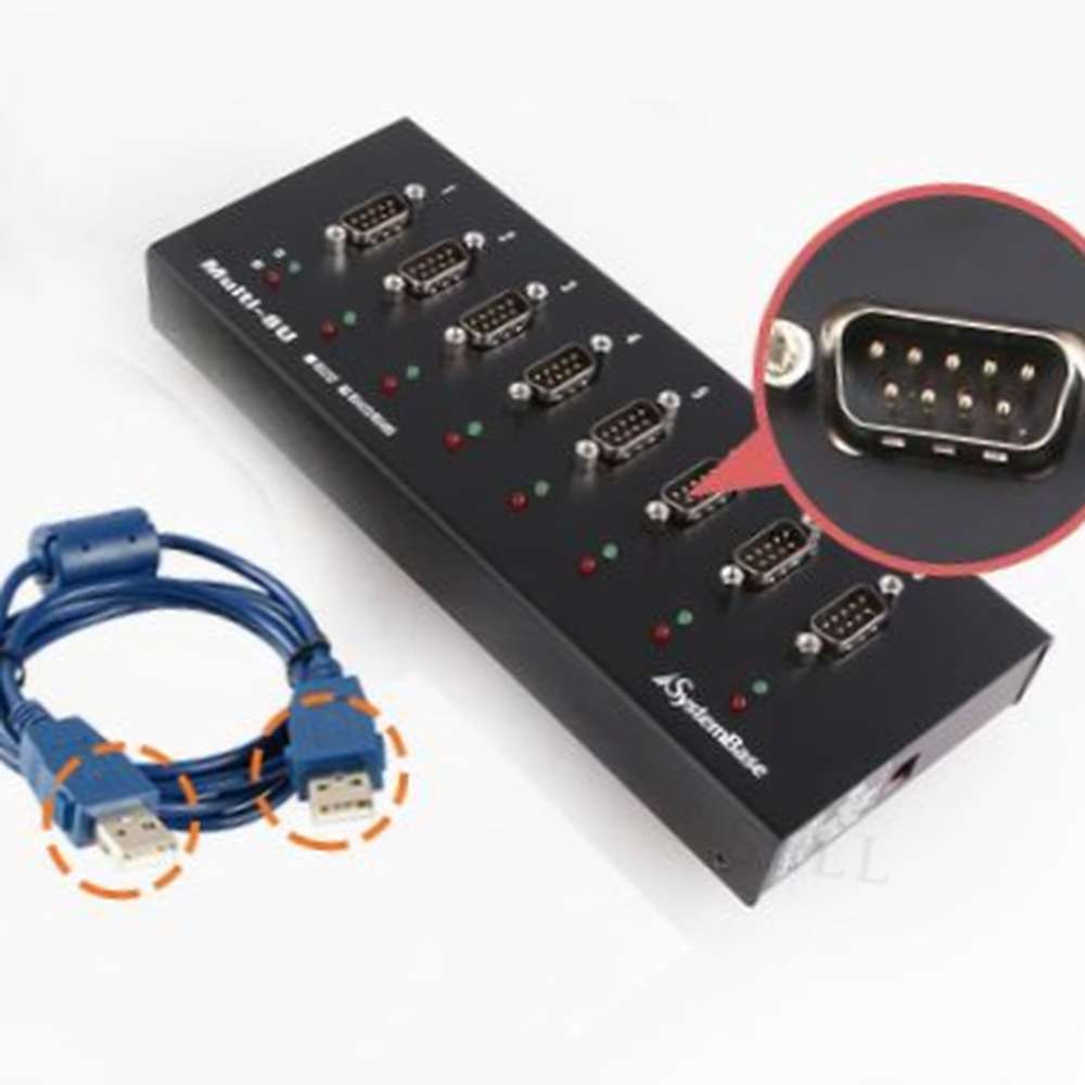 8포트 USB 시리얼통신 어댑터 컴퓨터부품 PC케이블