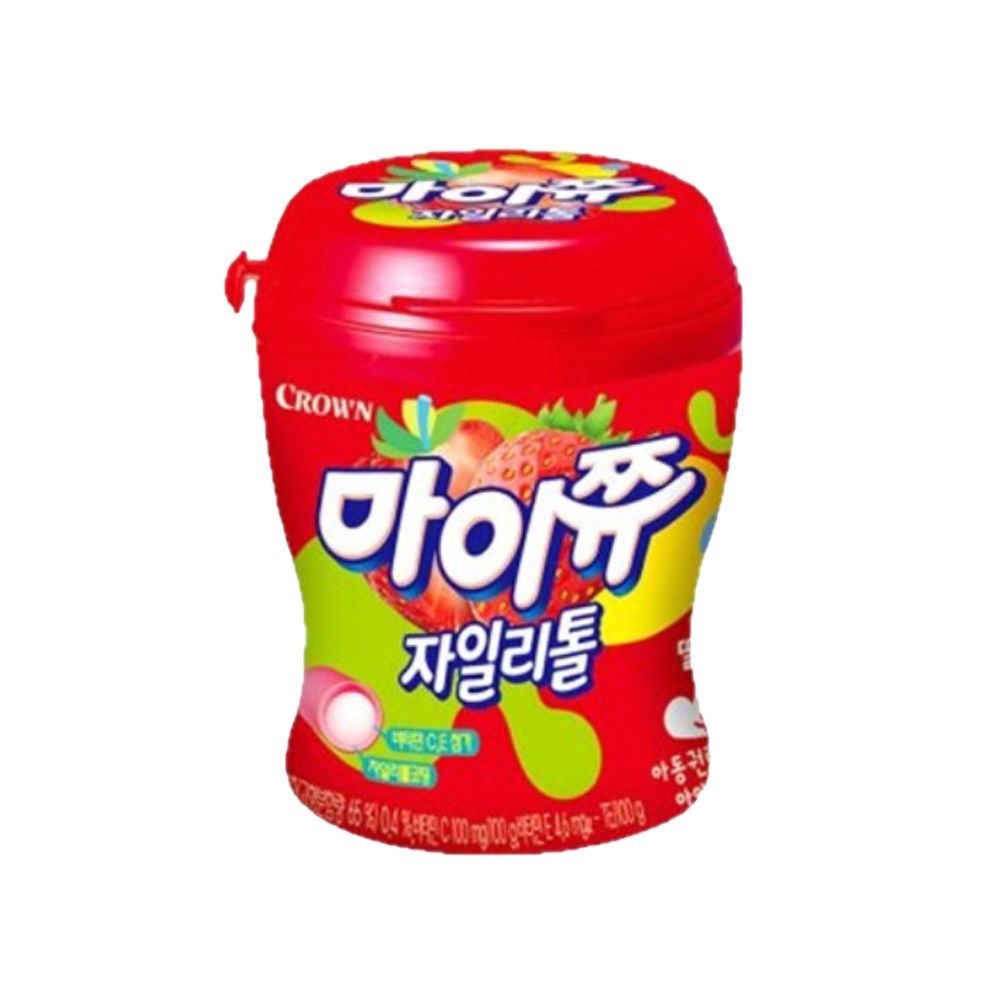 크라운 마이쮸 <b>자일리톨</b> 딸기 110g 6통