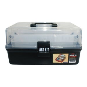 아트키트 PP다용도보관함 AK-33 블랙 340X195X160 화구통/박스