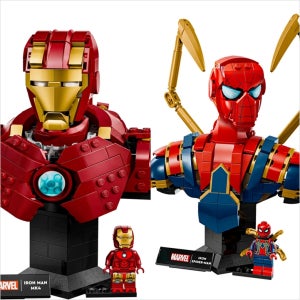 마블 아이언맨 스파이더맨 흉상 76326