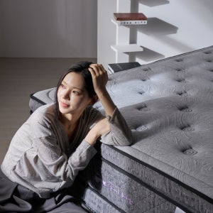 소울슬립 하이탑 독립스프링 매트리스 미디엄소프트 싱글 34cm 그레이