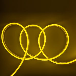 USB 네온플렉스 5m LED바 스트립 줄조명 DC 5V 간접등 인테리어 옐로우