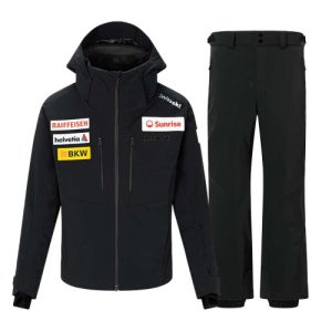 2526 데상트 스위스 팀 스키복 DW5FJK02MR 블랙 세트