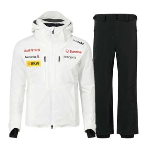 2526 데상트 스위스 팀 스키복 DW5FJK02MR 화이트 세트