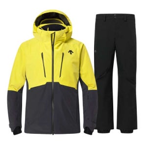 2526 데상트 스키복 DW5FJK11MU 블랙 옐로 세트