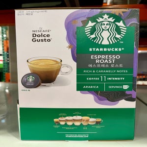 스타벅스 네스카페 돌체구스토 호환 캡슐 커피 에스프레소로스트 머신용 코스트코 대용량 60개