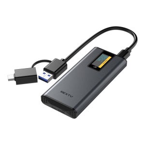 NEXTU 하어룬 C타입 M.2 NVME & NGFF SSD 스마트 외장하드 케이스 M2351G2-COMBO