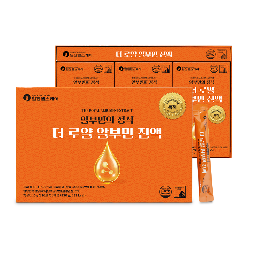 일진<b>헬스케어</b> 더 로얄 알부민진액 15g X 30포