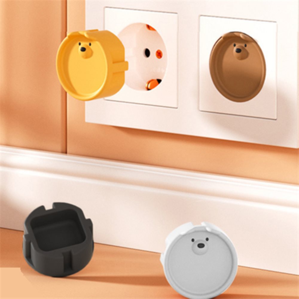 굿픽몰 곰돌이 콘센트 덮개 오염방지 안전커버
