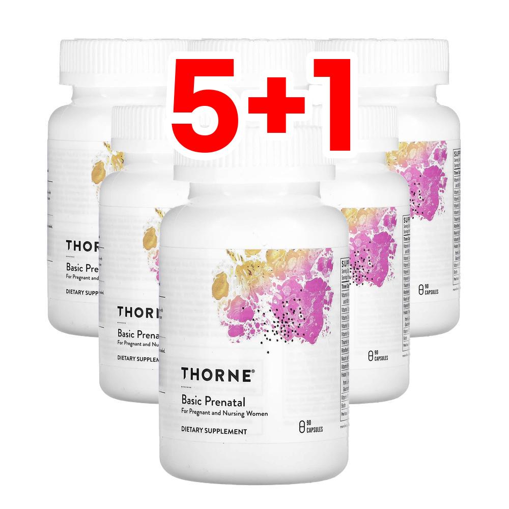 [5+1] 쏜리서치 <b>베이직 프리네이탈</b> 90정