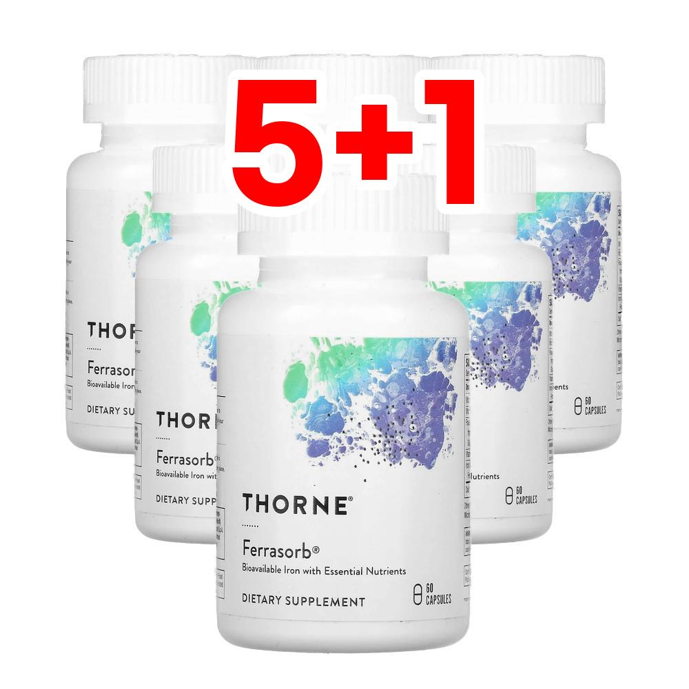 [5+1] 쏜리서치 <b>Ferrasorb</b> 60정