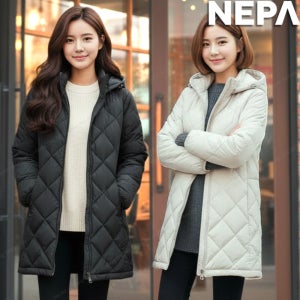 네파 패딩 여자 경량 거위털 겨울 패딩 다운 점퍼
