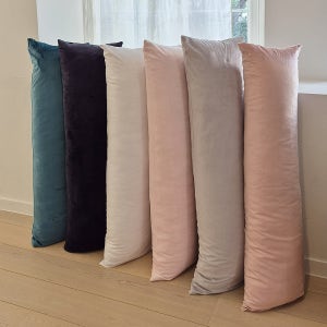 라벤시아 극세사카라멜 무지 솜포함 다용도 바디필로우 대쿠션 등쿠션