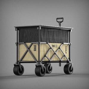 트루버 캠핑 웨건 접이식 카트 폴딩 캠핑용 캐리어 광폭타이어