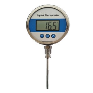 MDTG100/400L PT1/4 SUS316 휴대용 설치용 BLL 바이메탈 디지털 밧데리 온도계 BLT MDTG-100.