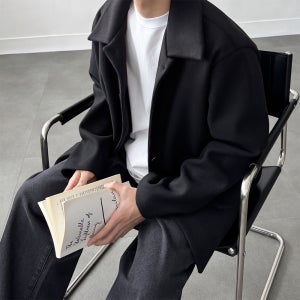 남자반코트 남자울코트 남성하프코트