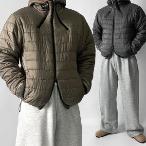 경량패딩 남자후드패딩 남성숏푸퍼