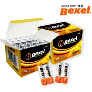 벡셀 알카라인 건전지 AA 40개