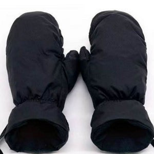 두꺼운 패딩 벙어리 장갑 스트링 겨울 벙어리 장갑 인조 모피