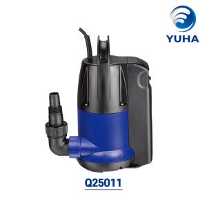 Q25011 [ 1/6HP 단상220V 32mm 수동자동겸용(배수용) 플라스틱 ] 초경량 단상수중잔수용펌프