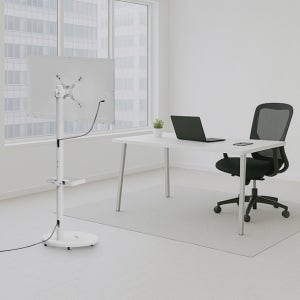 스마트 tv 이동식 스탠드 호환 모니터 이동식 스탠드 거치대