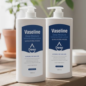 바세린 바디로션 대용량 1000ml 2개 향기좋은 살냄새 바디크림 남자 여자 고보습 보습제