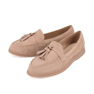 아루아르 스웨이드 태슬 포인트 여성로퍼 2cm AS25LO008BE
