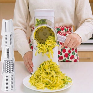 만능 회전 채칼 양배추 채썰기 야채슬라이서 감자 파채 슬라이서 무채칼