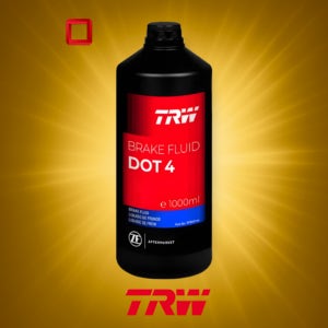 TRW 브레이크 오일 DOT4 브레이크액 1L, 2개