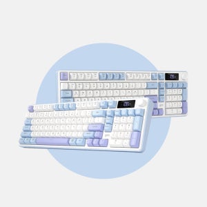 지클릭커 오피스프로 WK50 98 LCD 무소음 무선 블루투스 키보드 스카이시티 RC1, 멤브레인