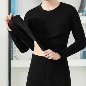 기모 남자 내복 세트 발열 남성 내복 세트 캐시미어 보온