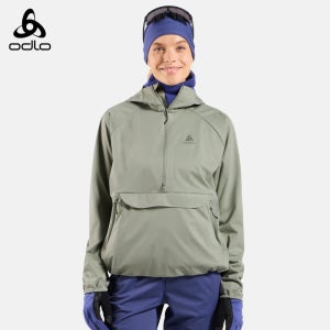 Odlo 오들로 여성 제로웨이트 프로 웜 윈드프루프 크로스컨트리 아노락 바람막이