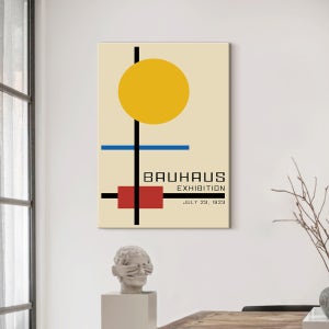 인테리어 그림 액자 BAUHAUS 02 감성 미드센추리 모던 캔버스 특대형