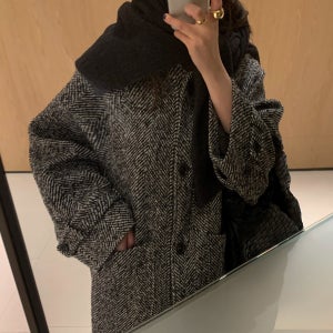 바스켓 마틴 하프 코트 레글런 나그랑 울코트 (3c)