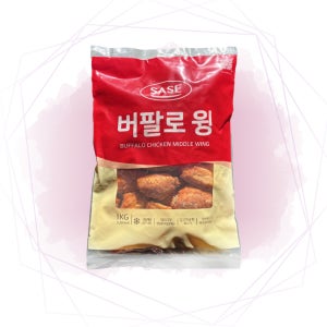 사세 버팔로 윙 1kg 냉동치킨 버팔로윙봉 날개 스틱